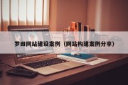 青海罗田网站建设案例（网站构建案例分享）