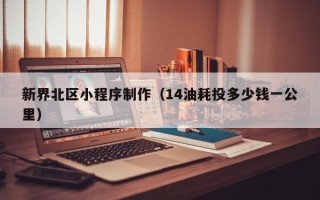 青海新界北区小程序制作（14油耗投多少钱一公里）